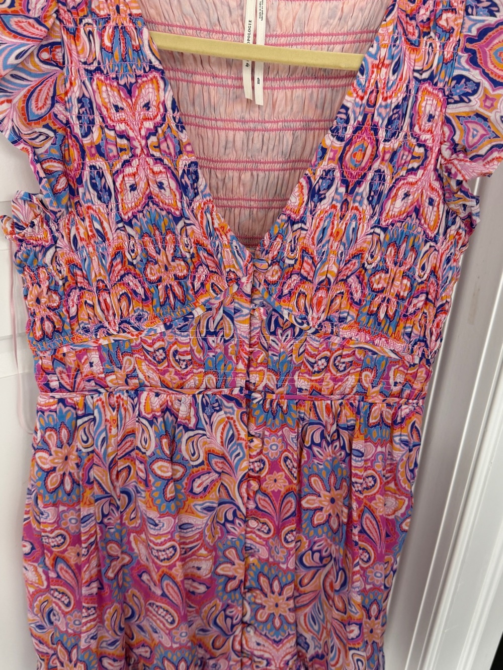 Anthropologie Peregrine Multi Floral Midi Dress